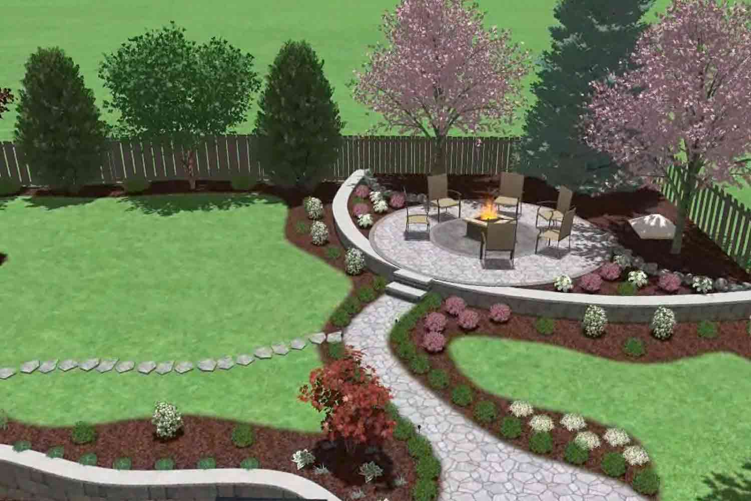 Landscape Design in Willow Spring
