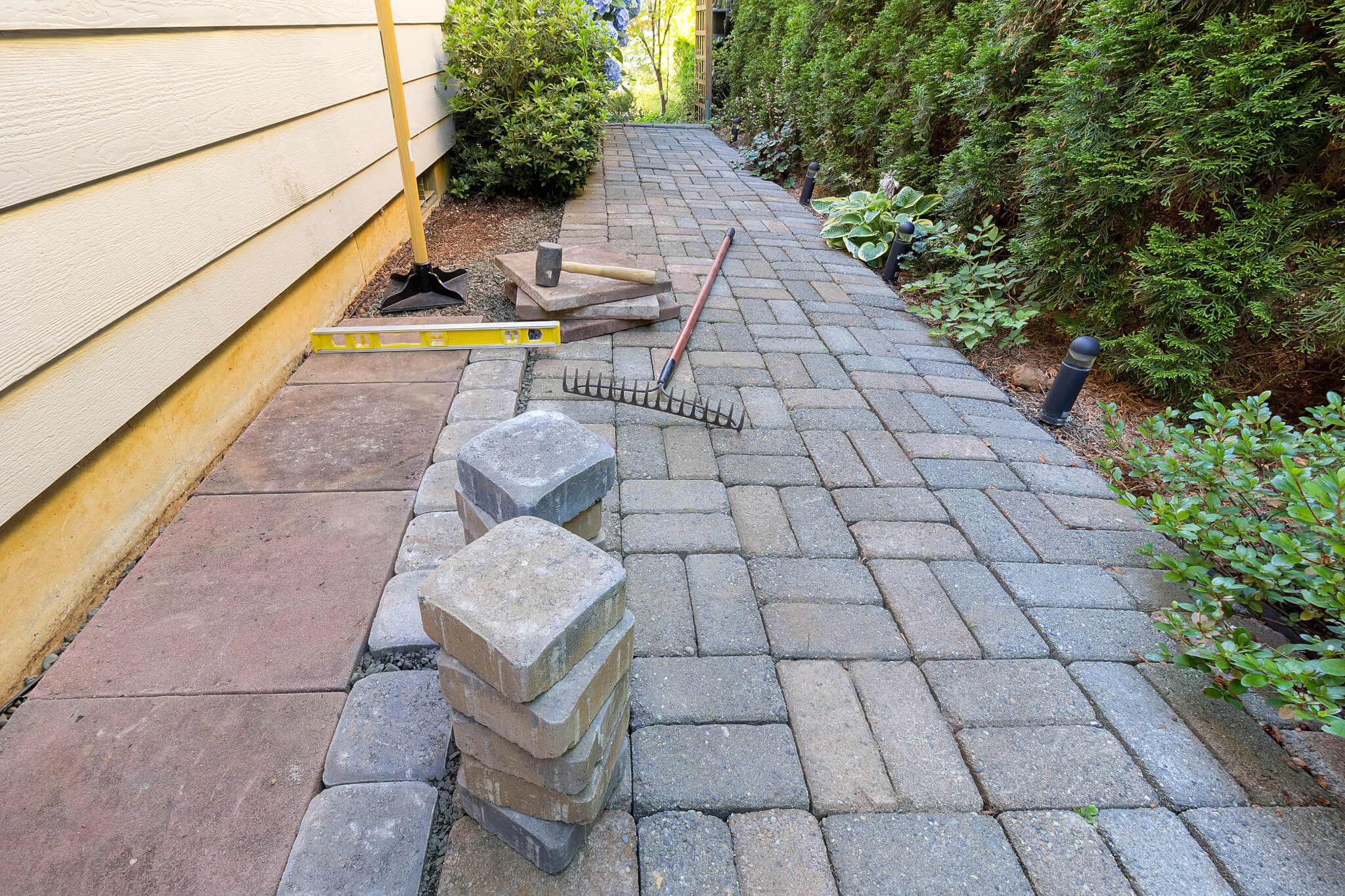 View landscape design project in Willow Spring